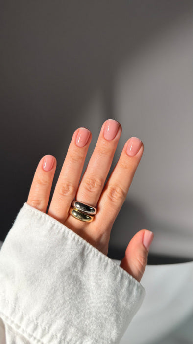 Dark Beige No Wipe Camouflage Top Coat Beige Gel Top