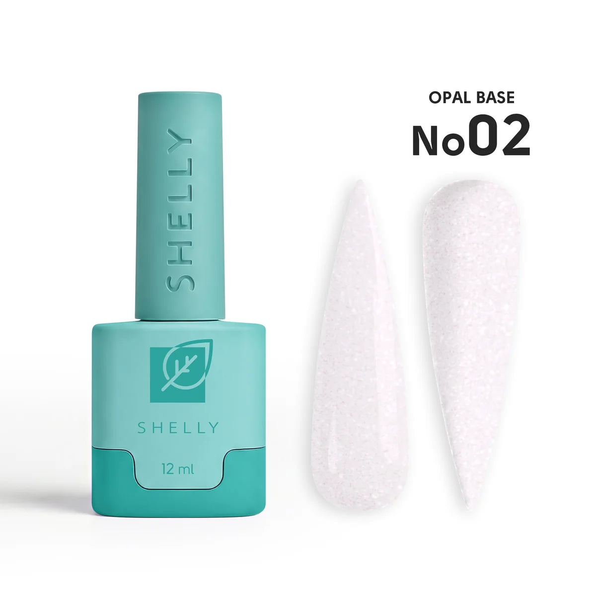 Shelly Opal Base 02 – HEMA & TPO Free Shimmer Camouflage Builder Base, 12 ml / 0.4 fl oz