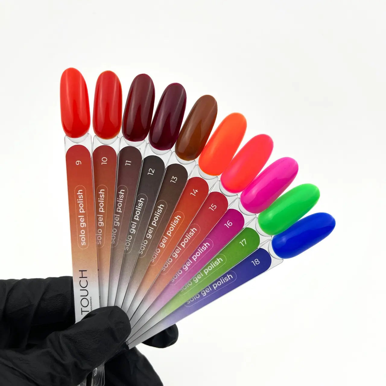 Touch SOLO Gel Polish No.14 – 3-in-1 One-Step Gel Polish, Base + Color + Top, 9 ml, Long-Lasting Pedicure Formula