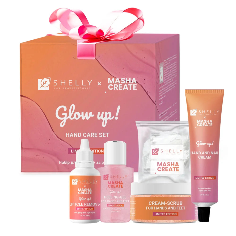 Glow up! Hand Care Set SHELLY x Masha Create, Limited Edition Hand & Nail Collection