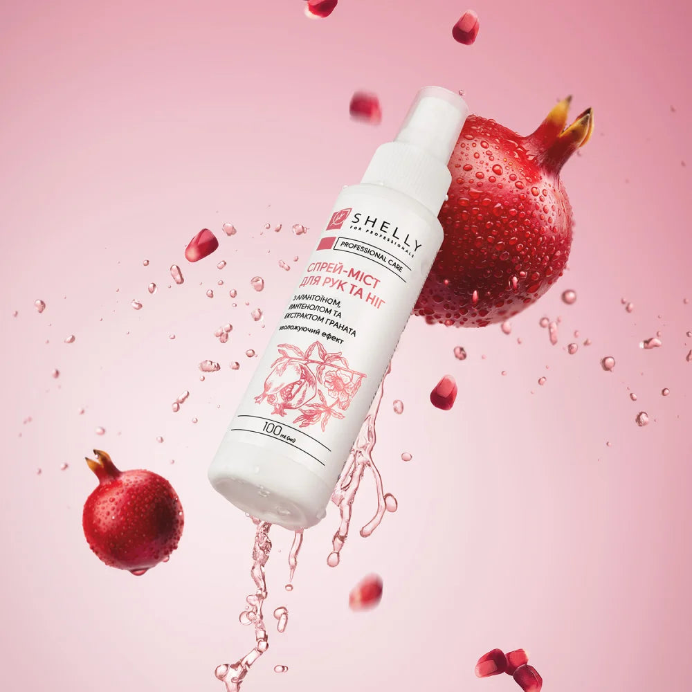 Shelly Hand & Foot Mist Spray with Allantoin, Panthenol & Pomegranate Extract 100 ml