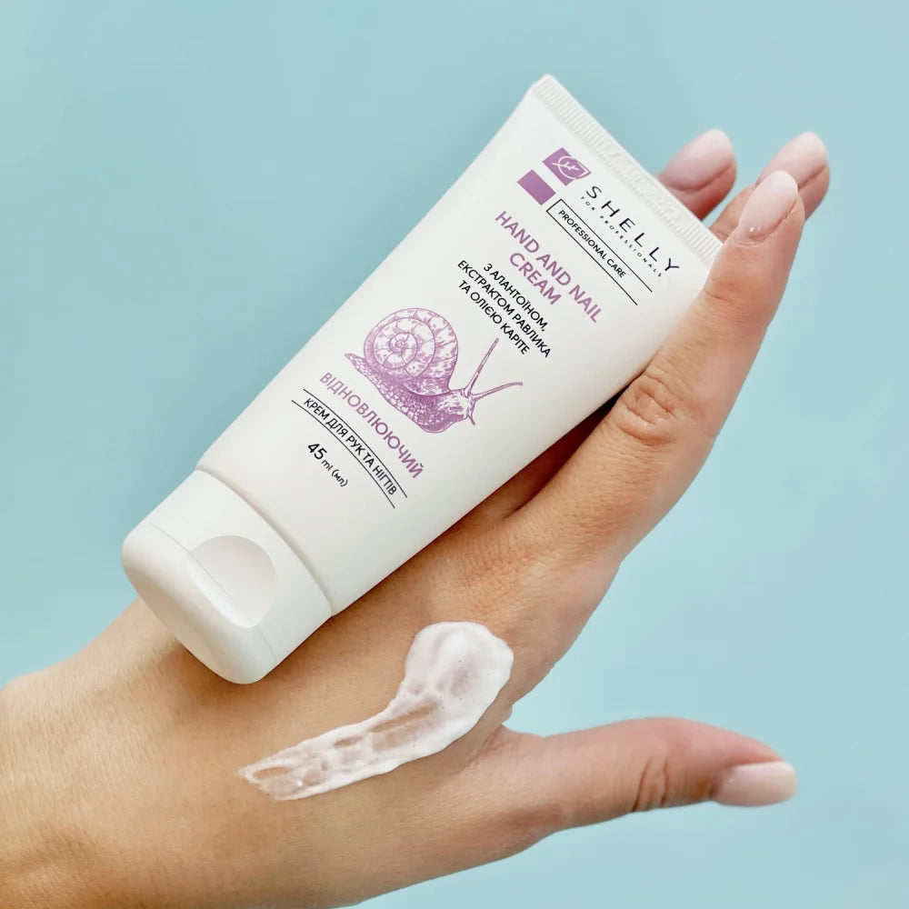 Shelly Hand & Nail Cream with Allantoin, Snail Extract & Shea Butter 45 ml
