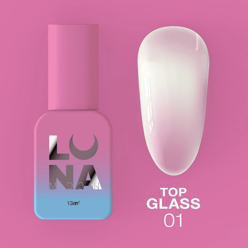 LUNAmoon Top Glass 01 Colored No Wipe Top Coat