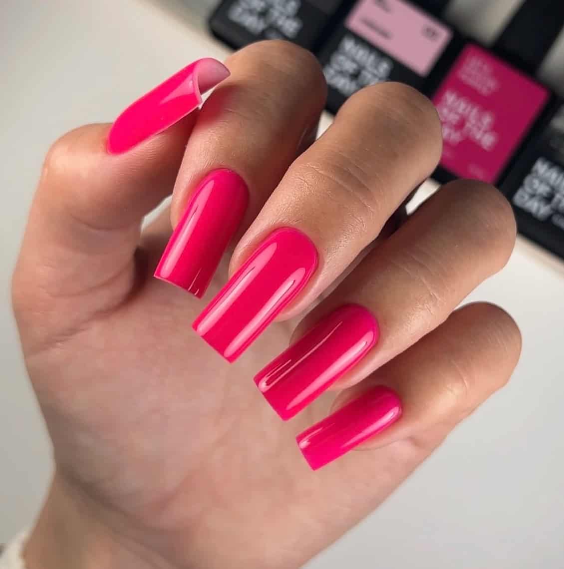 Nails Of The Day Gel Polish Purple Deep Purple Hybrid Gel Polish, Ultra-Pigmented