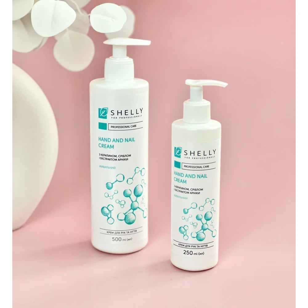 Shelly Hand & Nail Cream with Keratin, Silver & Arnica Extract 250 ml