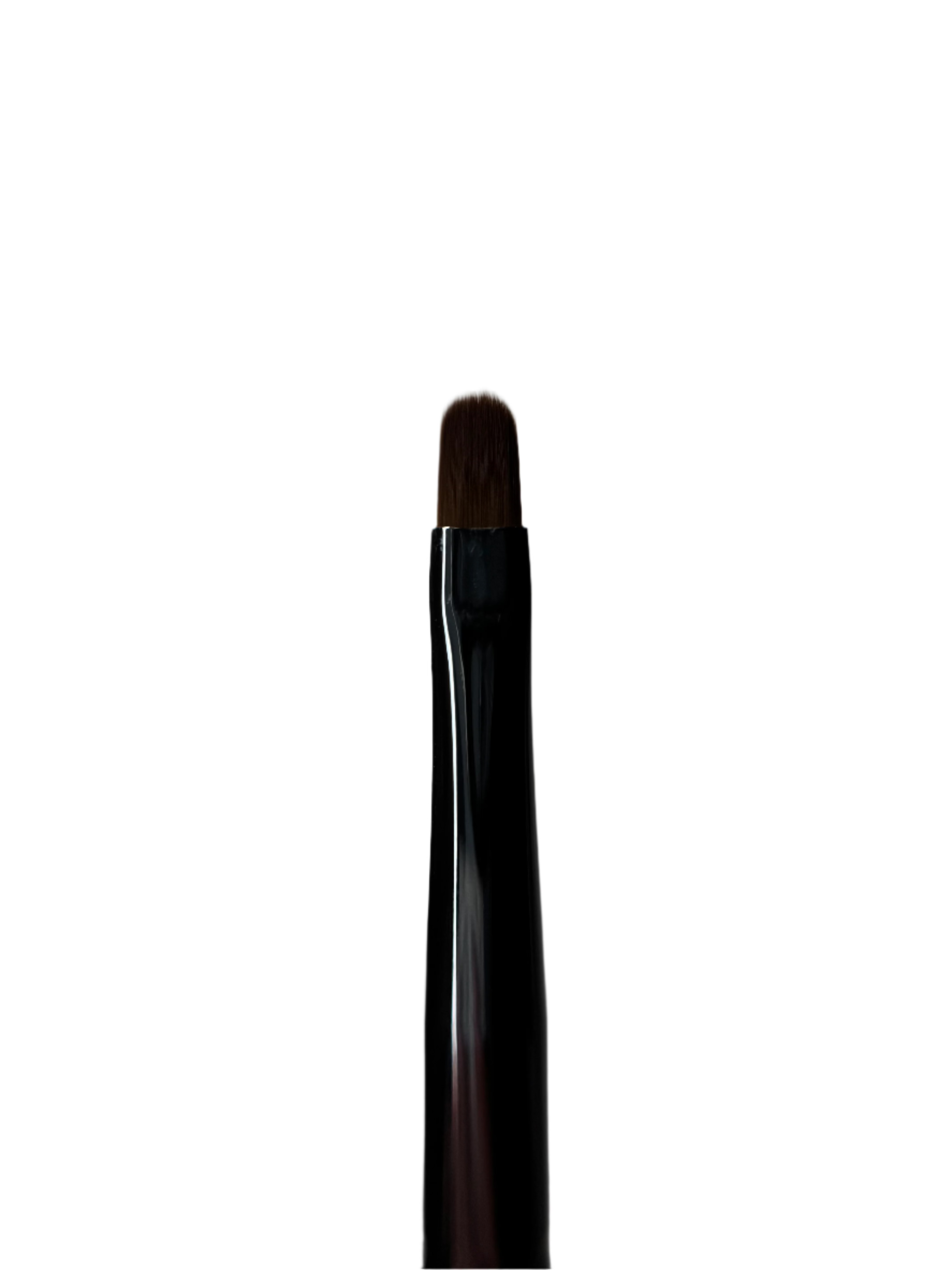 Ikonna Slim Gel Brush, Compact Nail Art Brush for Precise Gel Application (Burgundy)