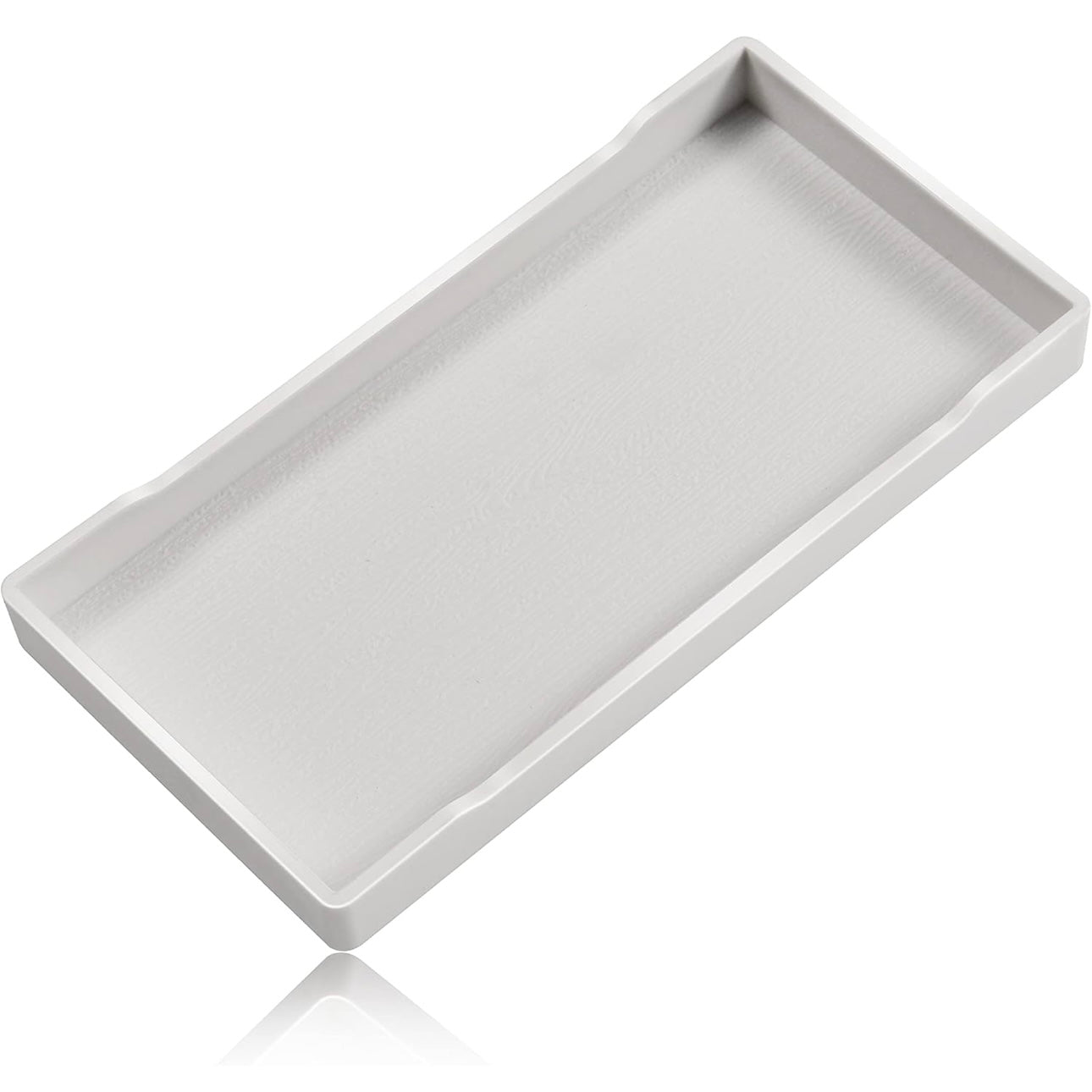 White Mini Tool Tray for Manicure & Pedicure 8” x 4” Organizer