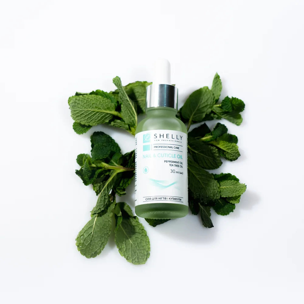Shelly Cuticle & Nail Oil with Moroccan Mint Extract and Tea Tree Oil 30 ml