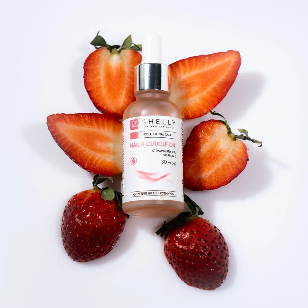 Shelly Cuticle & Nail Oil with Strawberry Extract and Vitamin E 30 ml