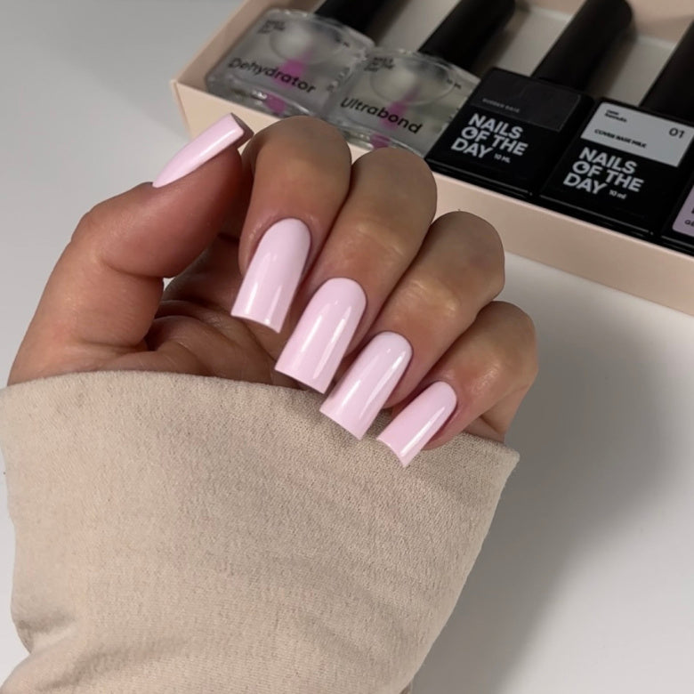 Nails Of The Day Gel Polish Dusty Rose Elegant Dusty Pink Hybrid Gel Polish, Ultra-Pigmented