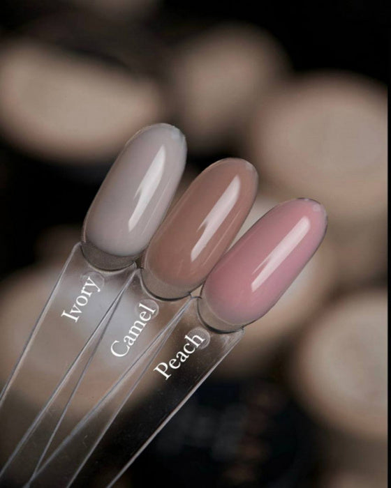 Dark Peach No Wipe Camouflage Top Coat Peach Gel Top