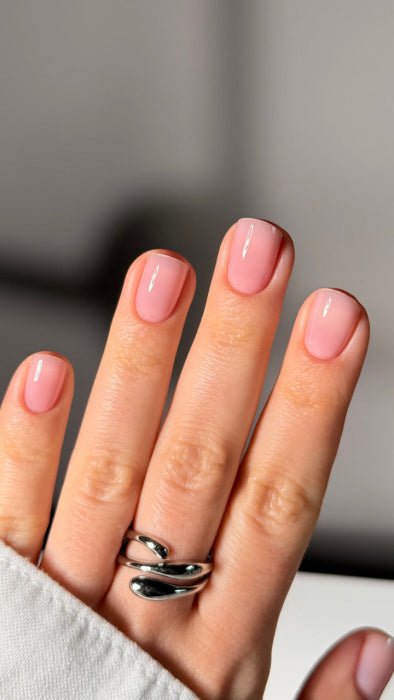 Dark Peach No Wipe Camouflage Top Coat Peach Gel Top