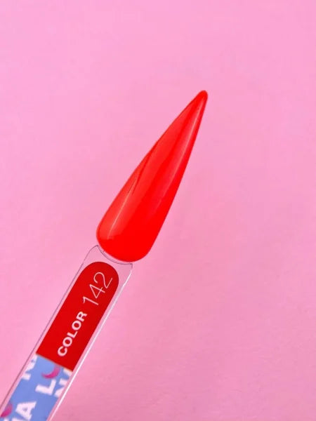 LUNAmoon Colour Varnish No.142, Hybrid Gel Polish, Full Coverage, Medium Viscosity