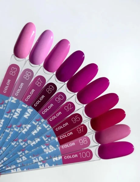 LUNAmoon Colour Varnish No.100, Hybrid Gel Polish, Full Coverage, Medium Viscosity