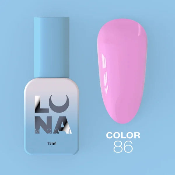 LUNAmoon Colour Varnish No.86, Hybrid Gel Polish, Full Coverage, Medium Viscosity