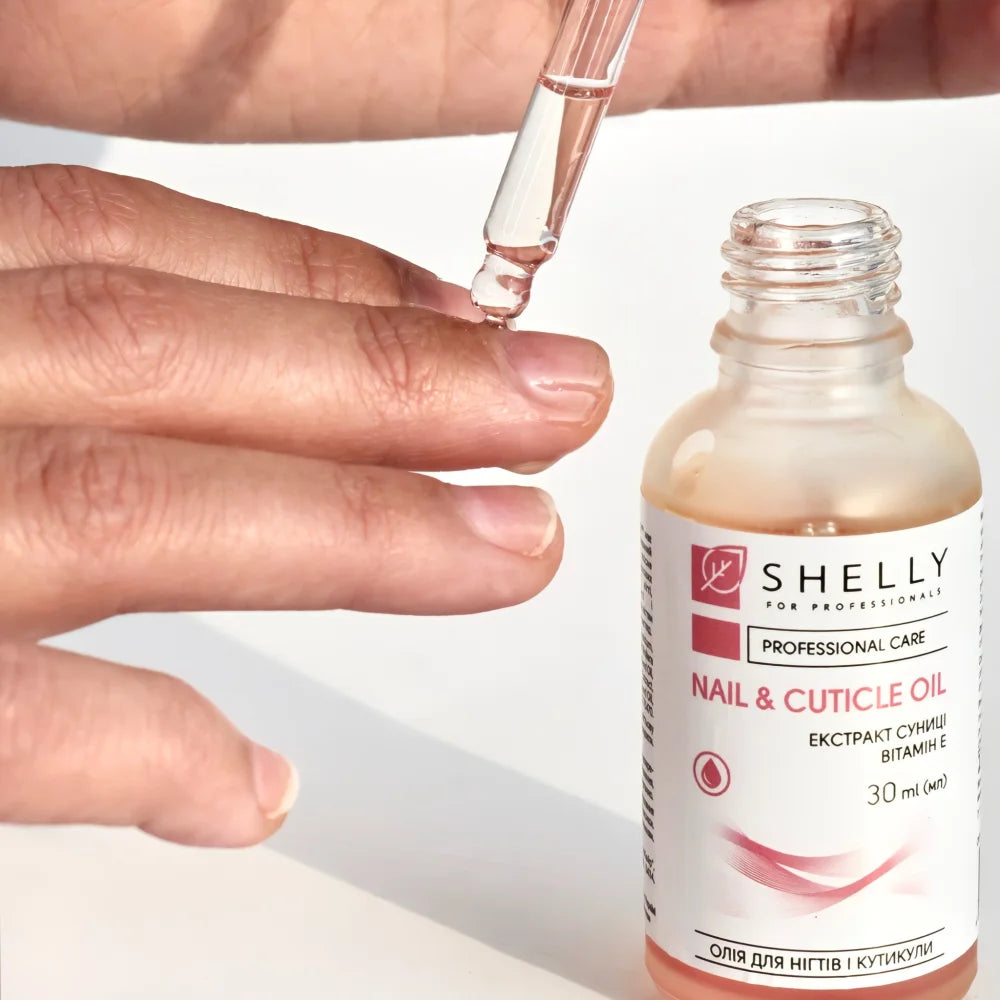 Shelly Cuticle & Nail Oil with Strawberry Extract and Vitamin E 30 ml
