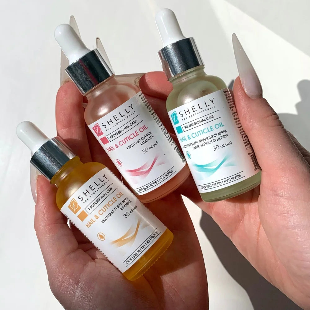Shelly Nail & Cuticle Oil with Grapefruit Extract & Vitamin A 30 ml