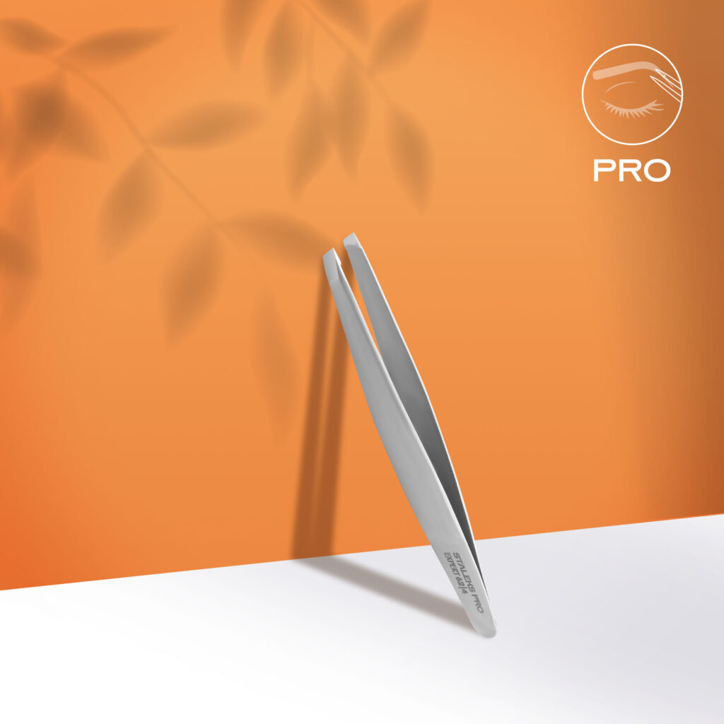 Staleks Eyebrow Tweezers EXPERT 62 TYPE 4 (Narrow Beveled)