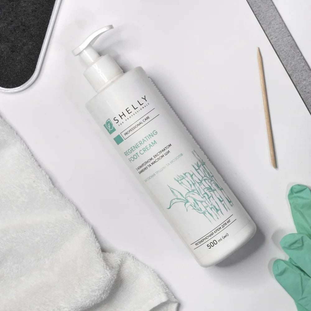 Shelly Regenerating Foot Cream with Allantoin, Bamboo Extract & Shea Butter 500 ml