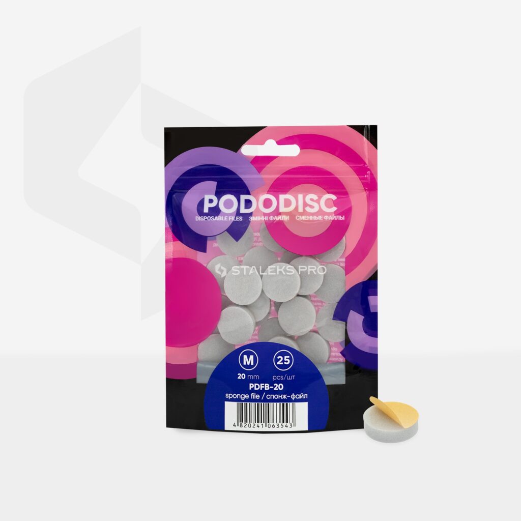 Staleks Disposable Sponge Files for PODODISC M EXPERT 20 mm (25 pcs)