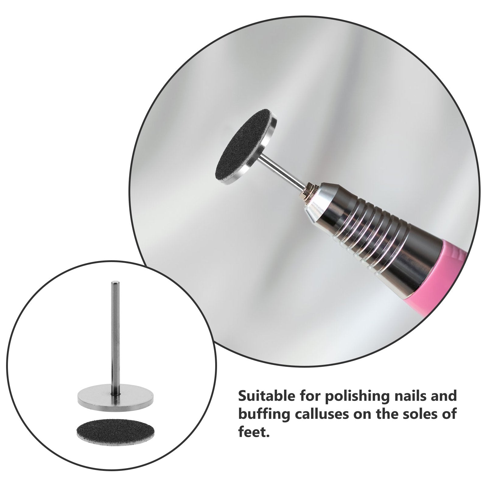 Via Prof Silicon Carbide Sanding Discs 25 mm 50 pcs, 80#/240#