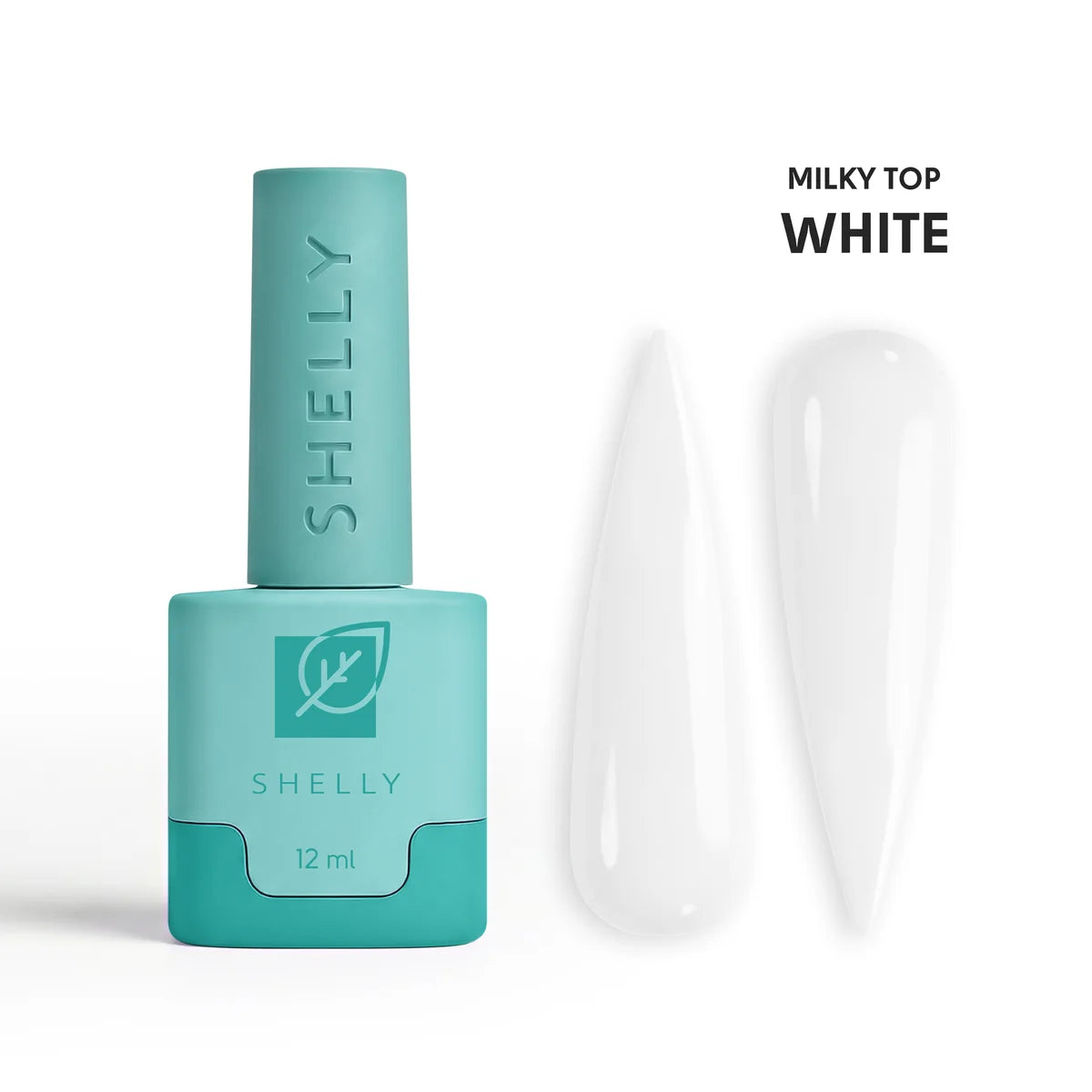 Shelly Milky No Wipe Top Coat – HEMA &amp; TPO Free Gel Polish, 12 ml / 0.4 fl oz