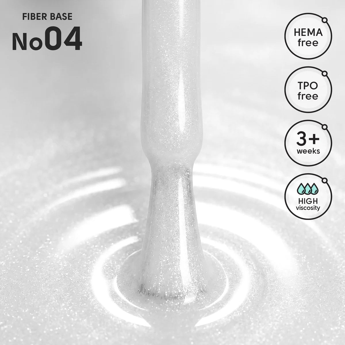 Shelly Fiber Base 04 – HEMA & TPO Free Camouflage Builder Base with Nylon Fibers, 12 ml / 0.4 fl oz