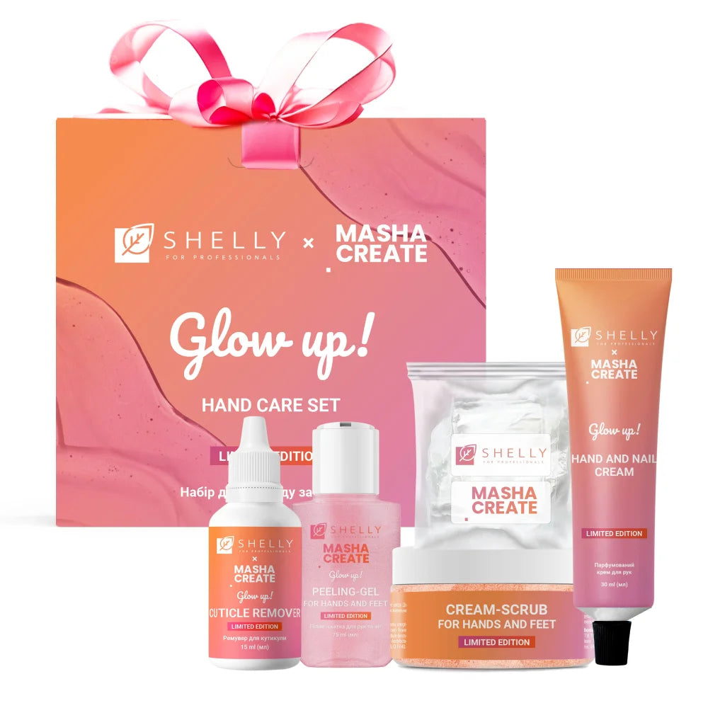 Glow up! Hand Care Set SHELLY x Masha Create, Limited Edition Hand & Nail Collection