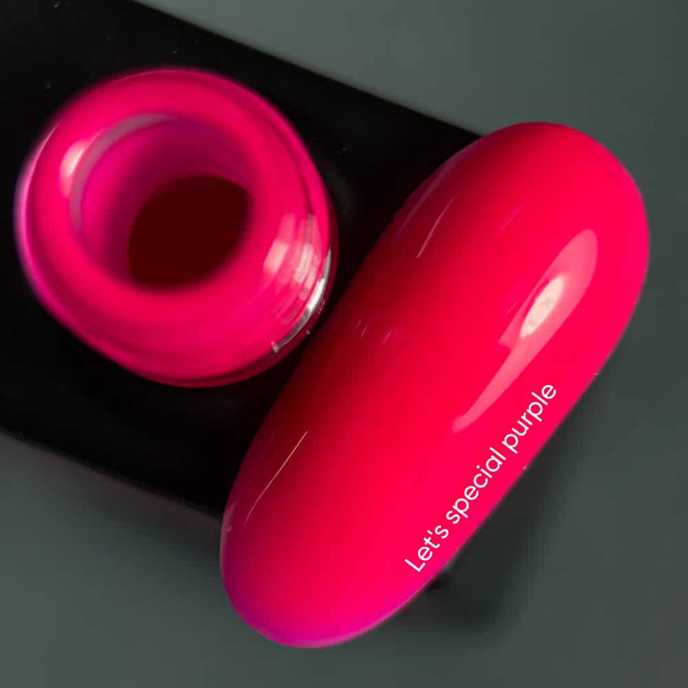 Nails Of The Day Gel Polish Purple Deep Purple Hybrid Gel Polish, Ultra-Pigmented