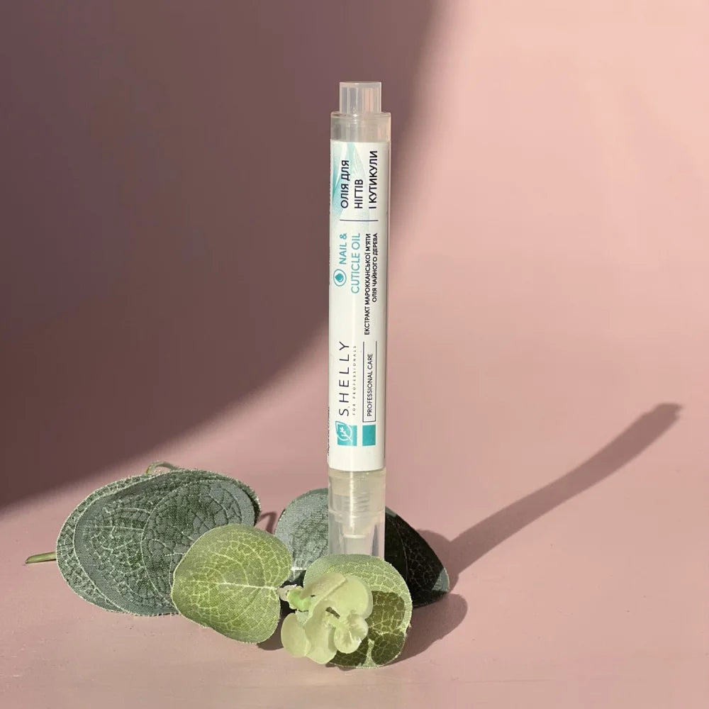 Cuticle & Nail Oil with Moroccan Mint Extract and Tea Tree Oil Shelly 3 ml – Nourishing & Strengthening Cuticle Care for Home & Salon
