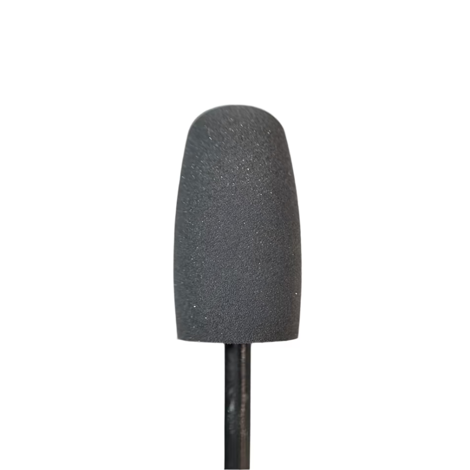 Via Prof Silicone Polisher Barrel Bit, Smooth Finish Nail Bit