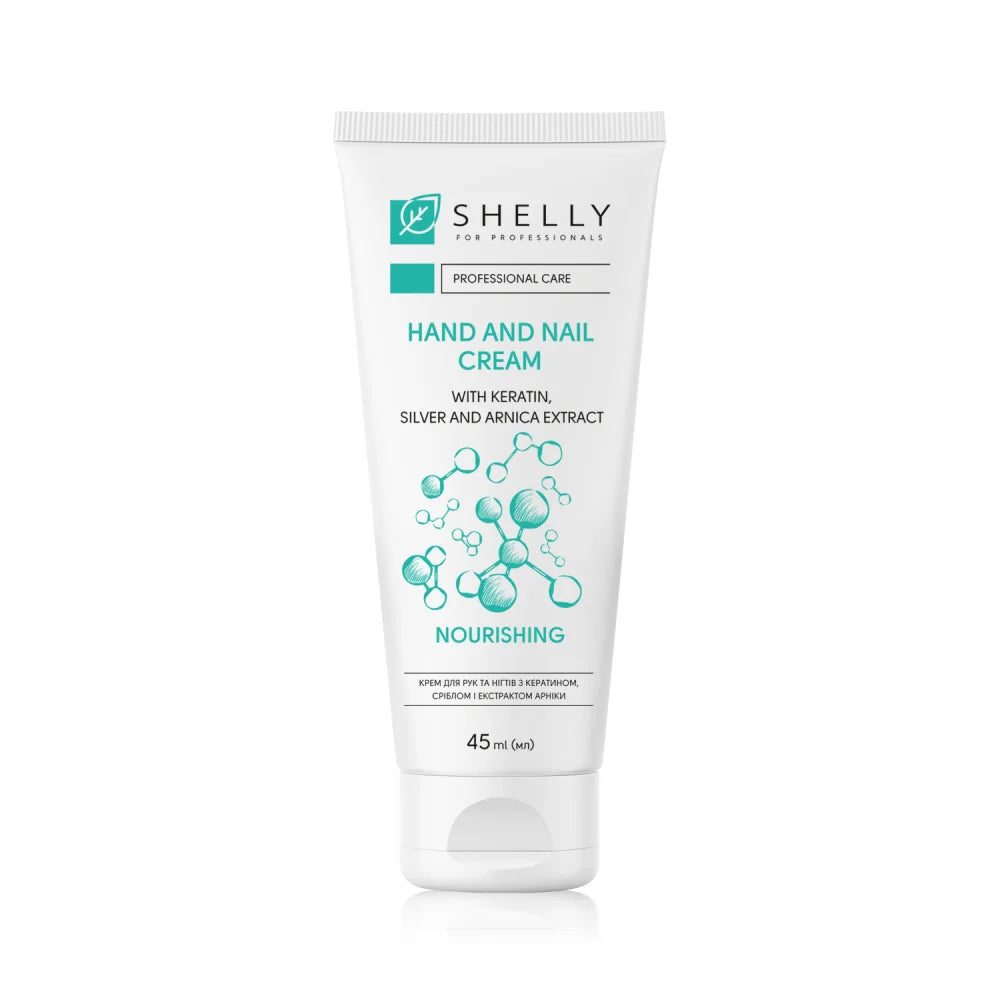 Shelly Hand & Nail Cream with Keratin, Silver & Arnica Extract 45 ml