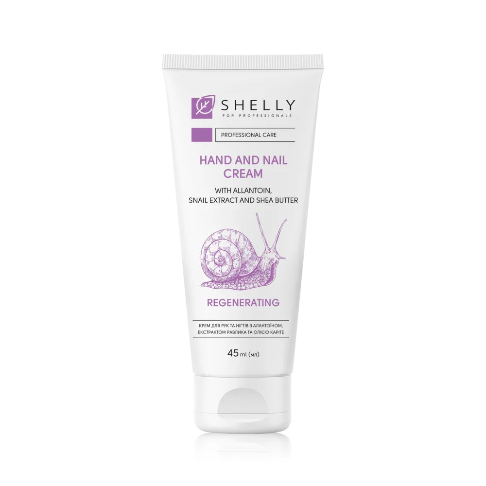 Shelly Hand & Nail Cream with Allantoin, Snail Extract & Shea Butter 45 ml