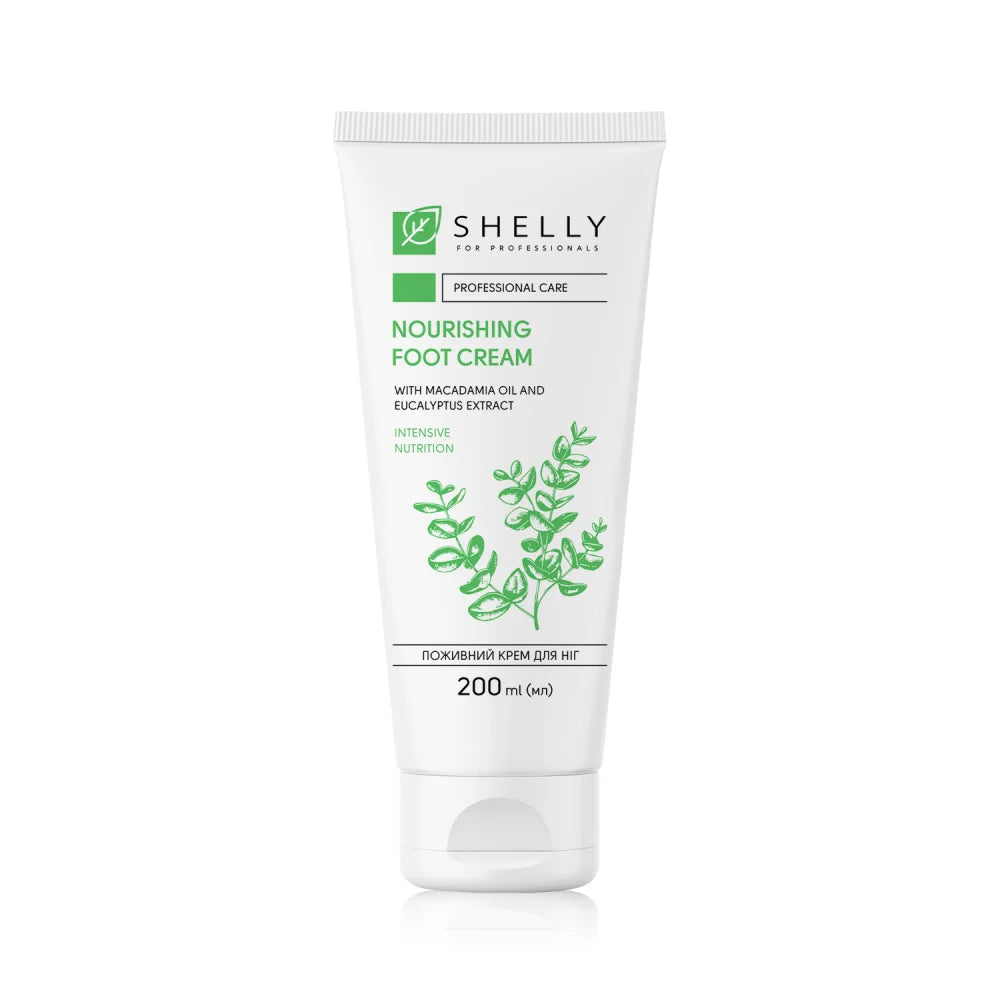 Shelly Nourishing Foot Cream with Macadamia Oil & Eucalyptus Extract 200 ml
