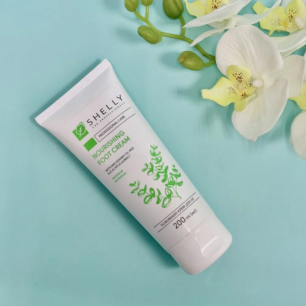 Shelly Nourishing Foot Cream with Macadamia Oil & Eucalyptus Extract 200 ml