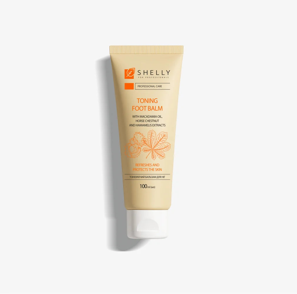 Shelly Toning Foot Balm with Macadamia Oil, Horse Chestnut & Witch Hazel Extracts 100 ml