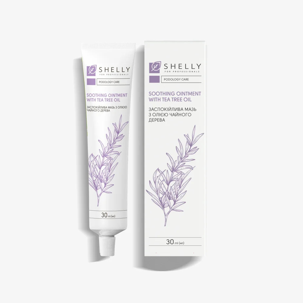 Soothing Ointment with Tea Tree Oil Shelly 30 ml – Professional Recovery and Protection for Nails & Cuticles