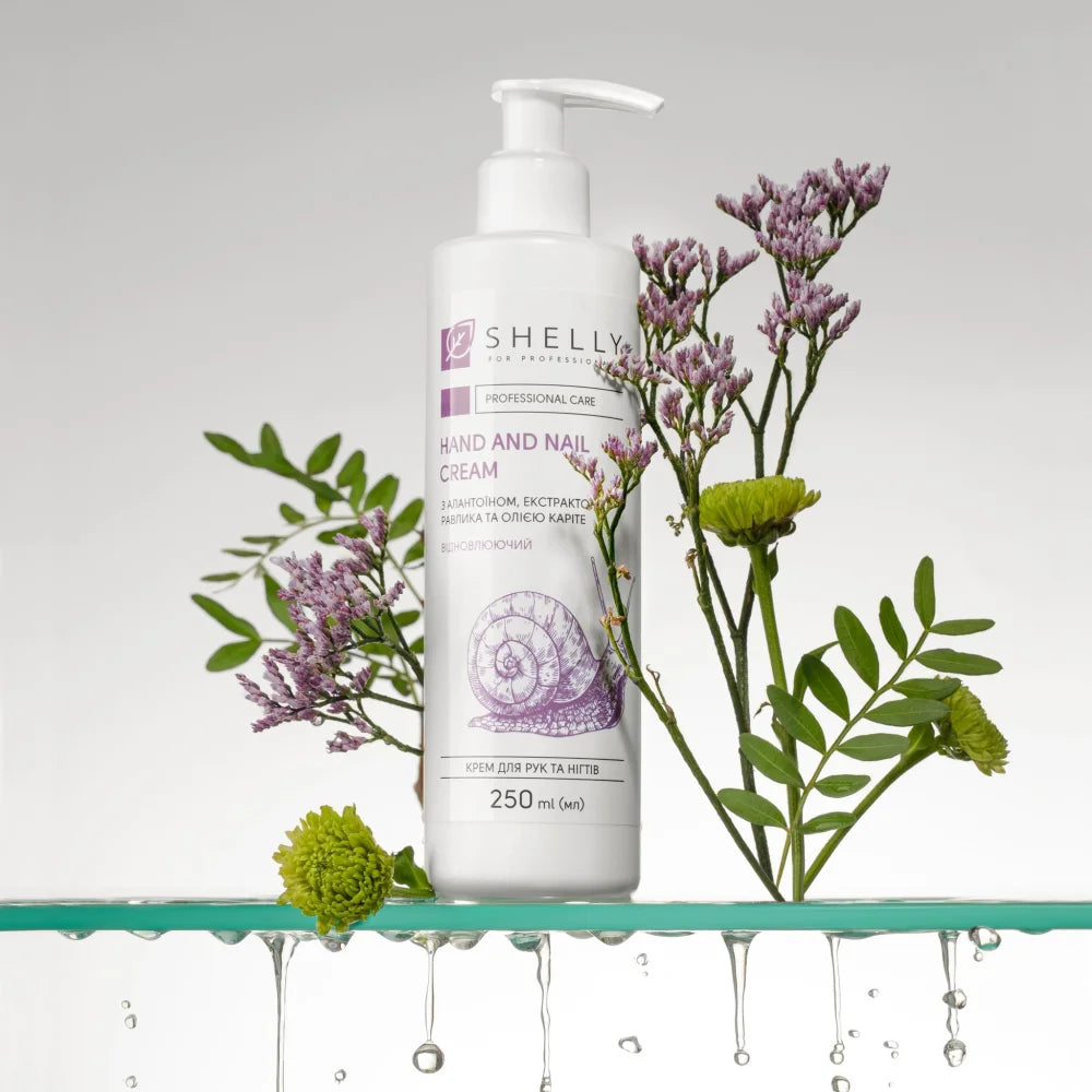 Shelly Hand & Nail Cream with Allantoin, Snail Extract & Shea Butter 500 ml