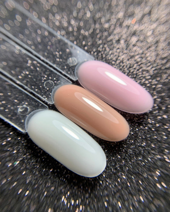 Dark Beige No Wipe Camouflage Top Coat Beige Gel Top