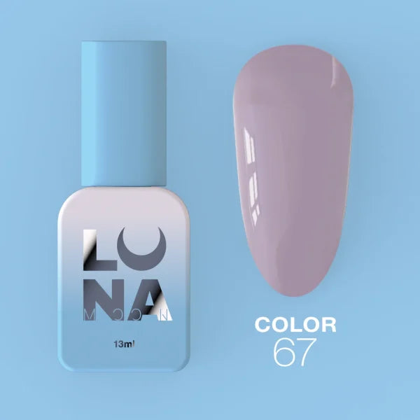 LUNAmoon Colour Varnish No.67, Hybrid Gel Polish, Full Coverage, Medium Viscosity
