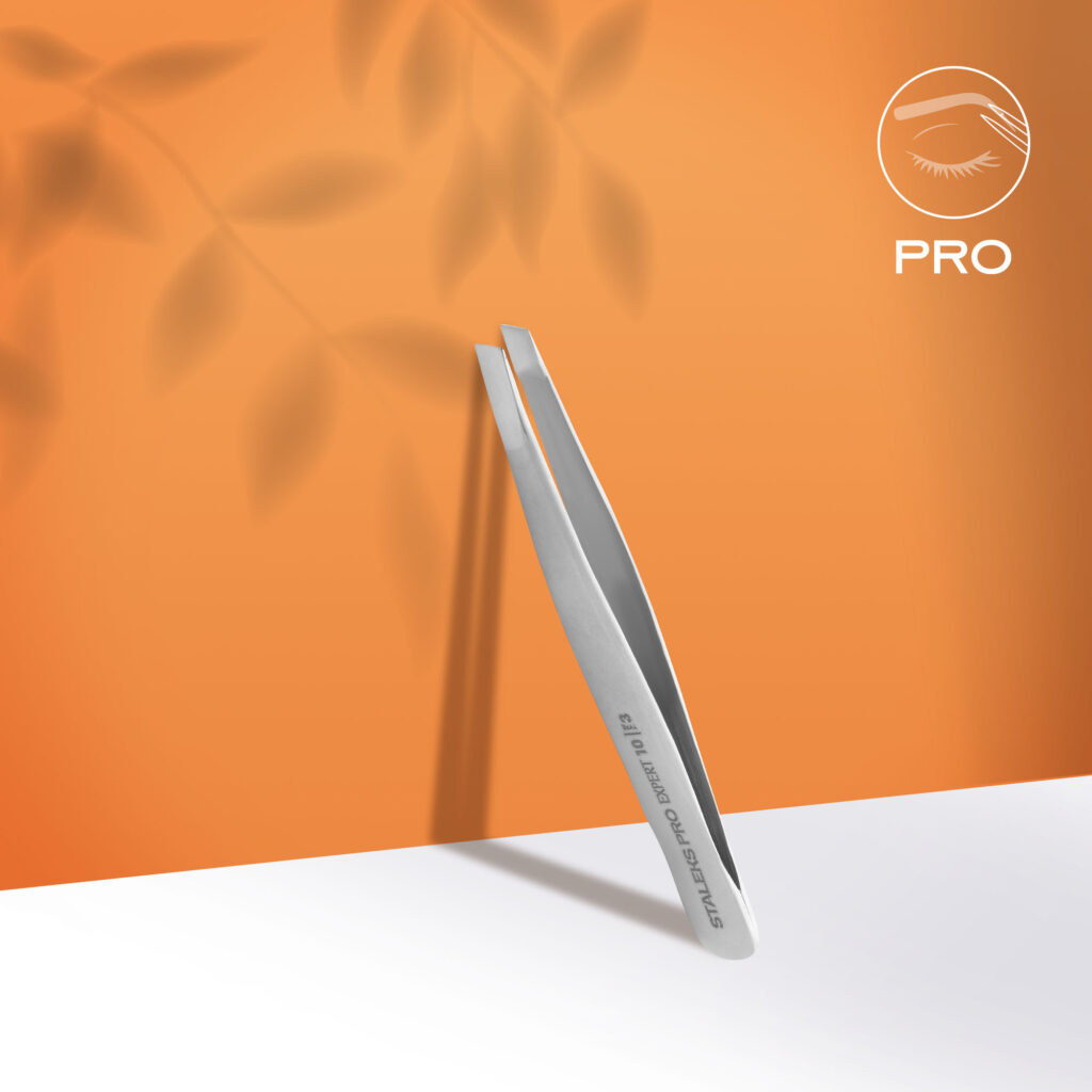 Staleks Eyebrow Tweezers EXPERT 10 TYPE 3 (Wide Beveled)